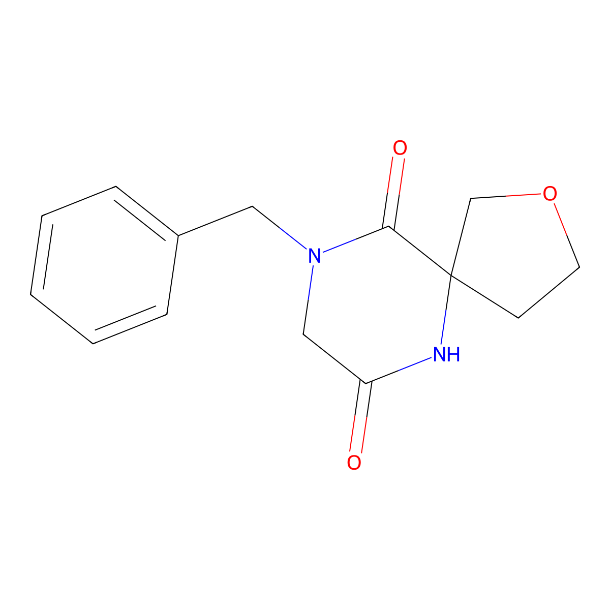 9-Benzyl-2-oxa-6,9-diazaspiro[4.5]decane-7,10-dione molecular structure, CAS 2548984-96-7