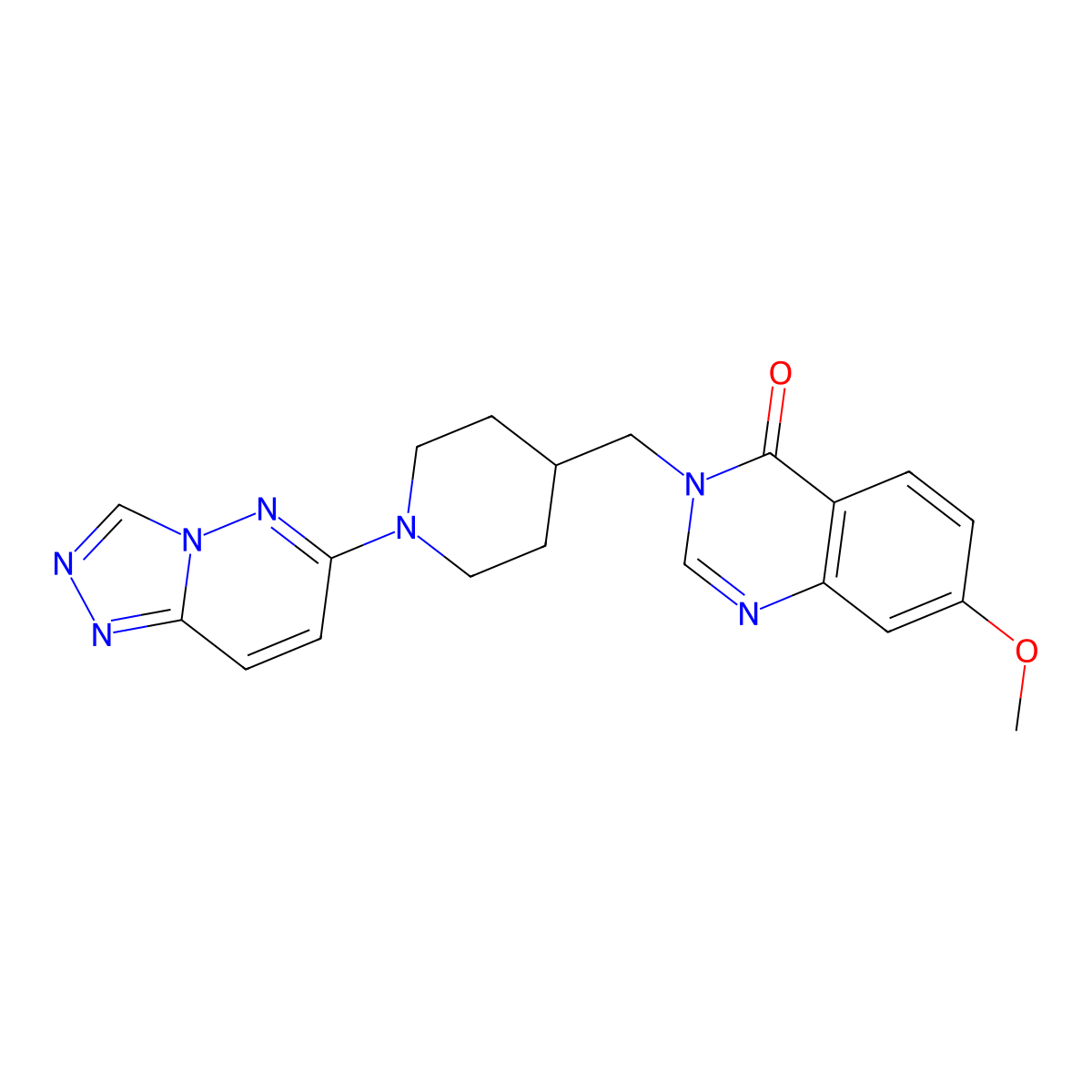 7-Methoxy-3-[(1-{[1,2,4]triazolo[4,3-b]pyridazin-6-yl}piperidin-4-yl)methyl]-3,4-dihydroquinazolin-4-one molecular structure, CAS 2548991-97-3