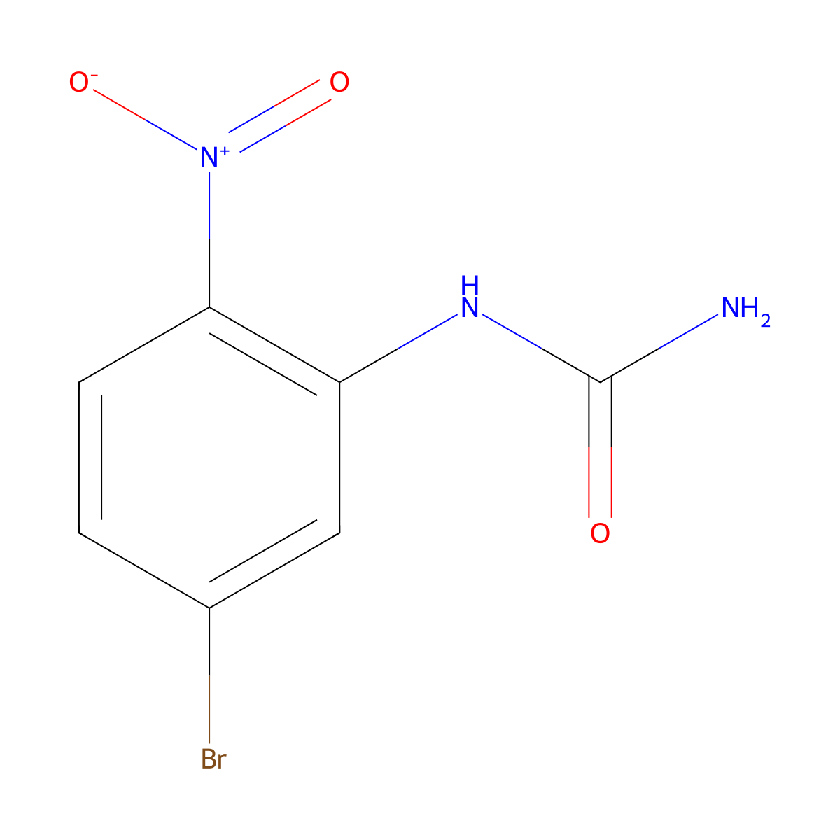 (5-Bromo-2-nitrophenyl)urea molecular structure, CAS 2549020-07-5