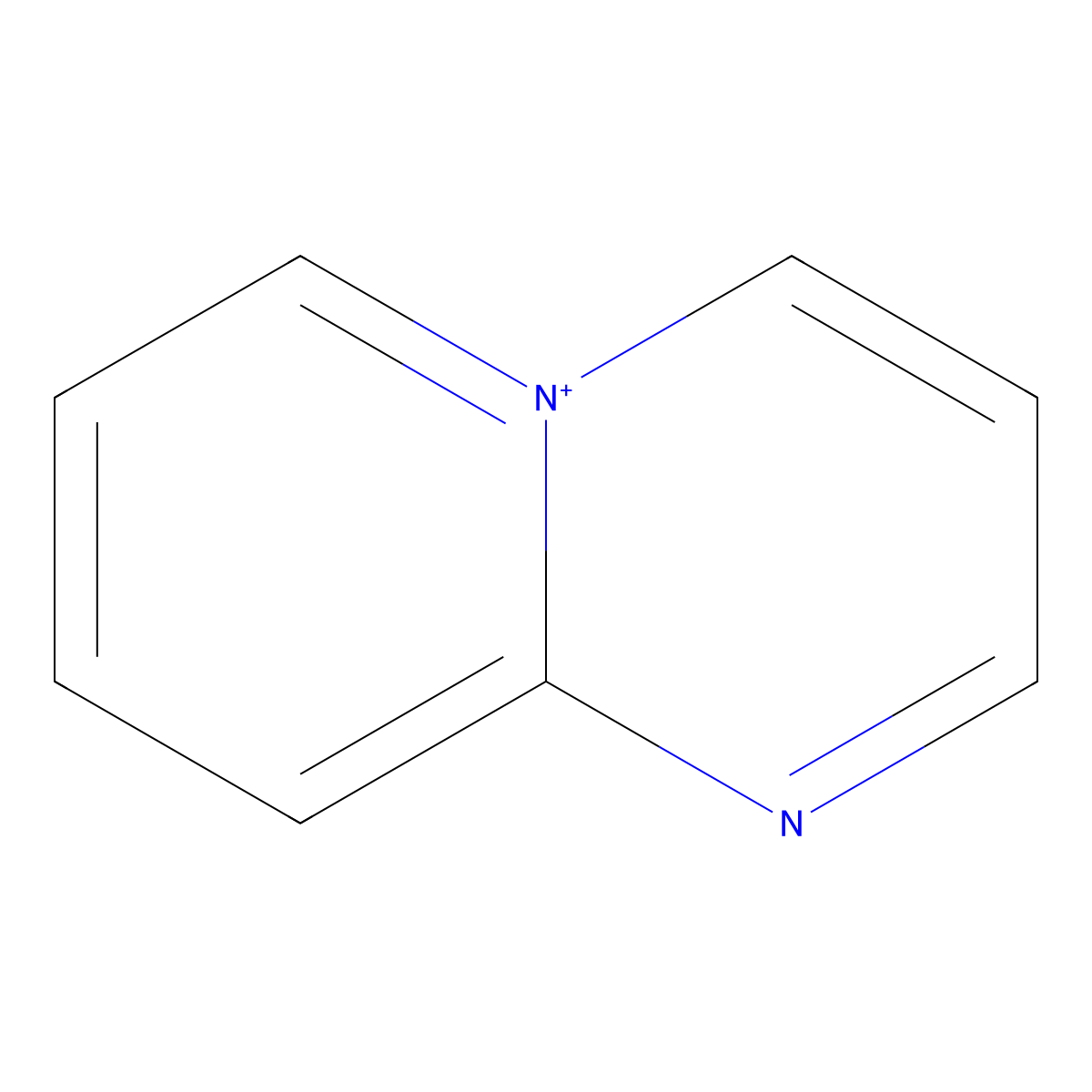 Pyrido[1,2-a]pyrimidin-5-ium molecular structure, CAS 255-82-3