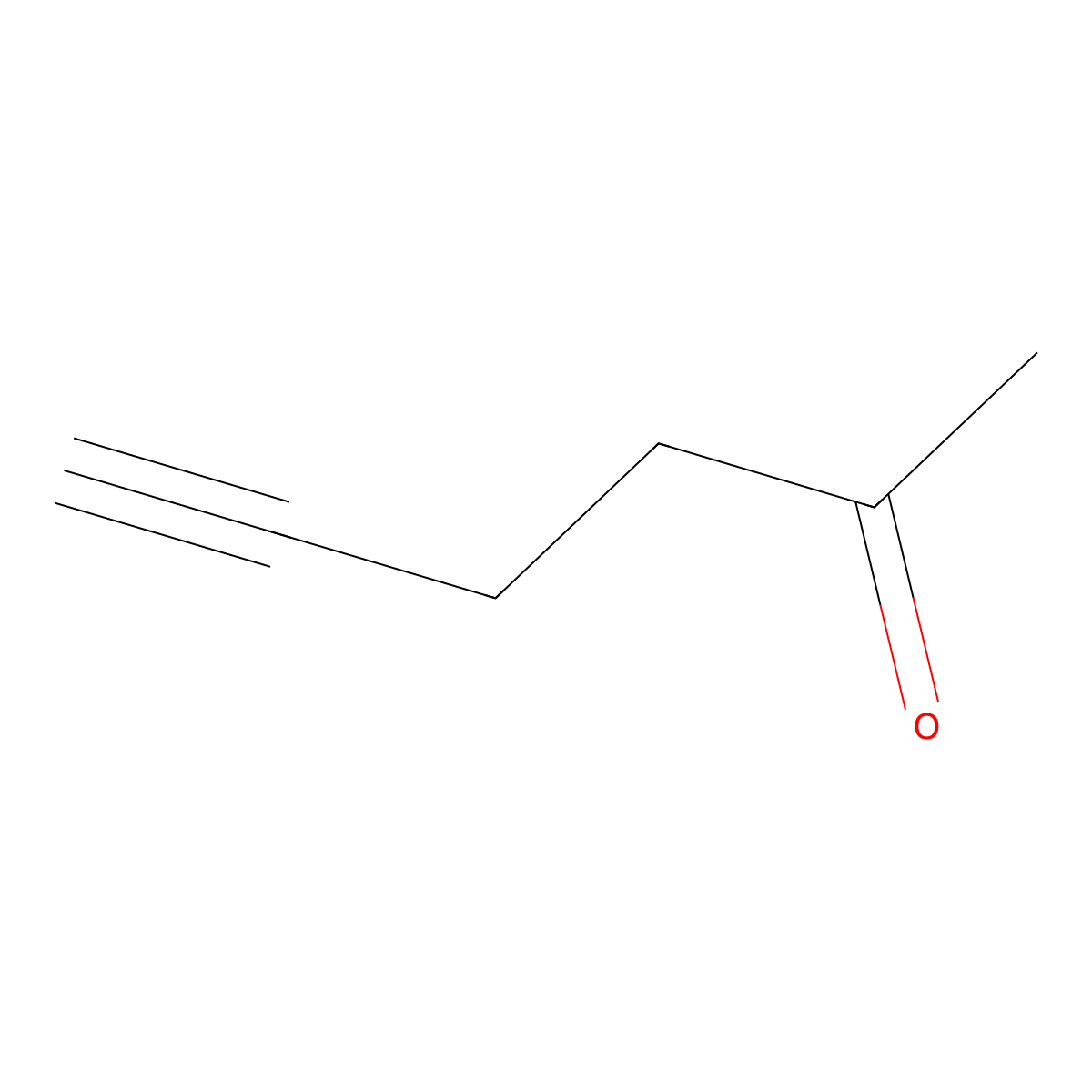 5-Hexyn-2-one molecular structure, CAS 2550-28-9