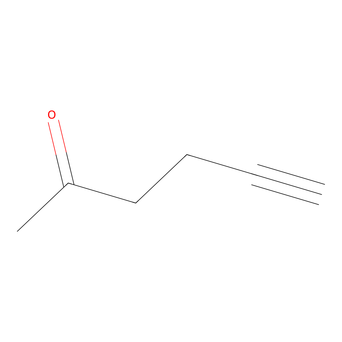 5-Hexyn-2-one molecular structure, CAS 2550-28-9