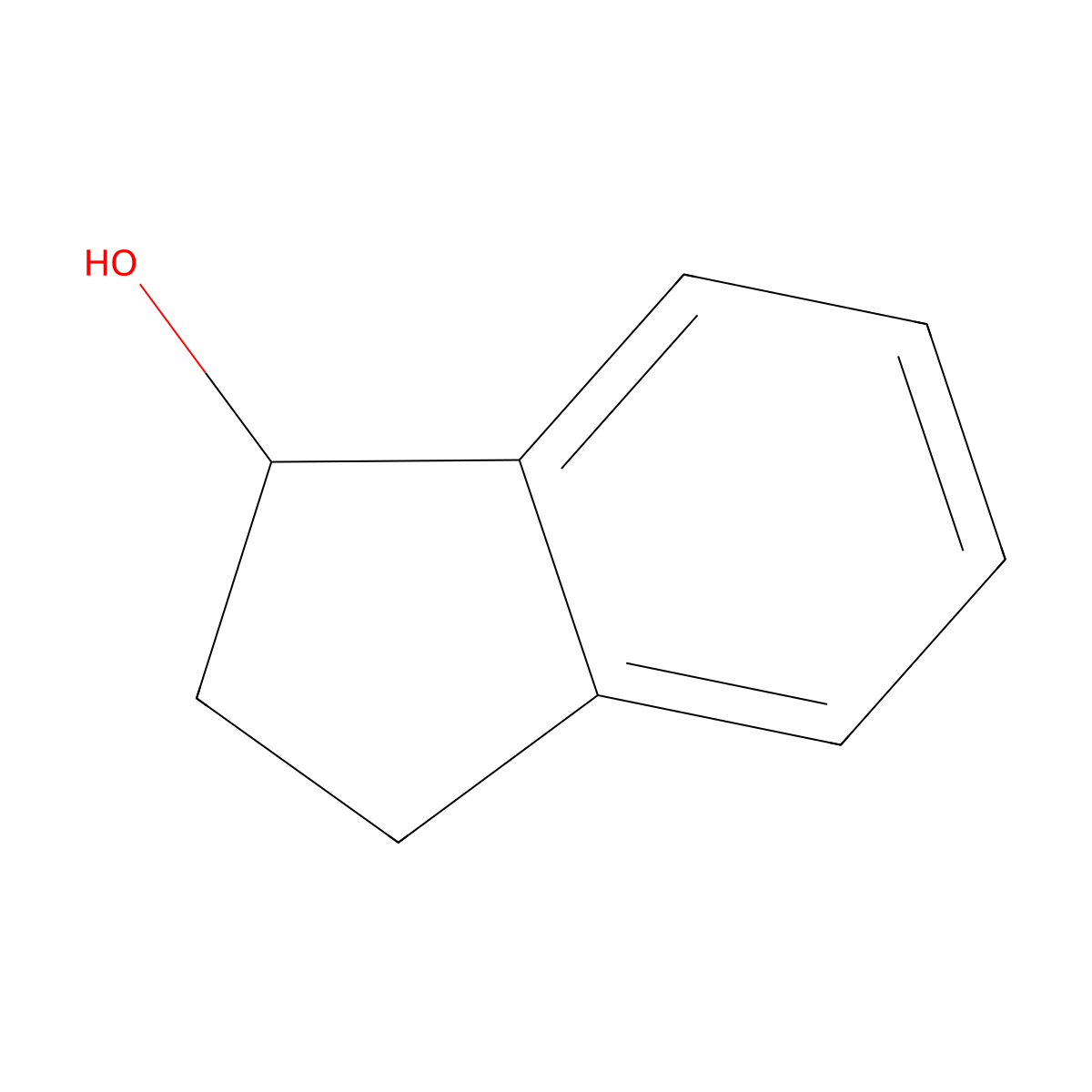 (1S)-2,3-dihydro-1H-inden-1-ol molecular structure, CAS 25501-32-0
