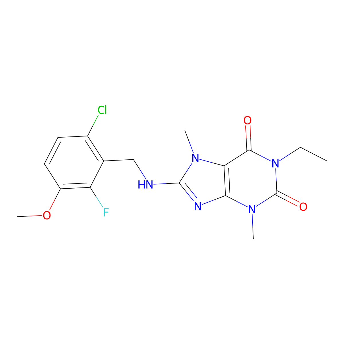 Adenosine receptor inhibitor 1 molecular structure, CAS 2550400-52-5