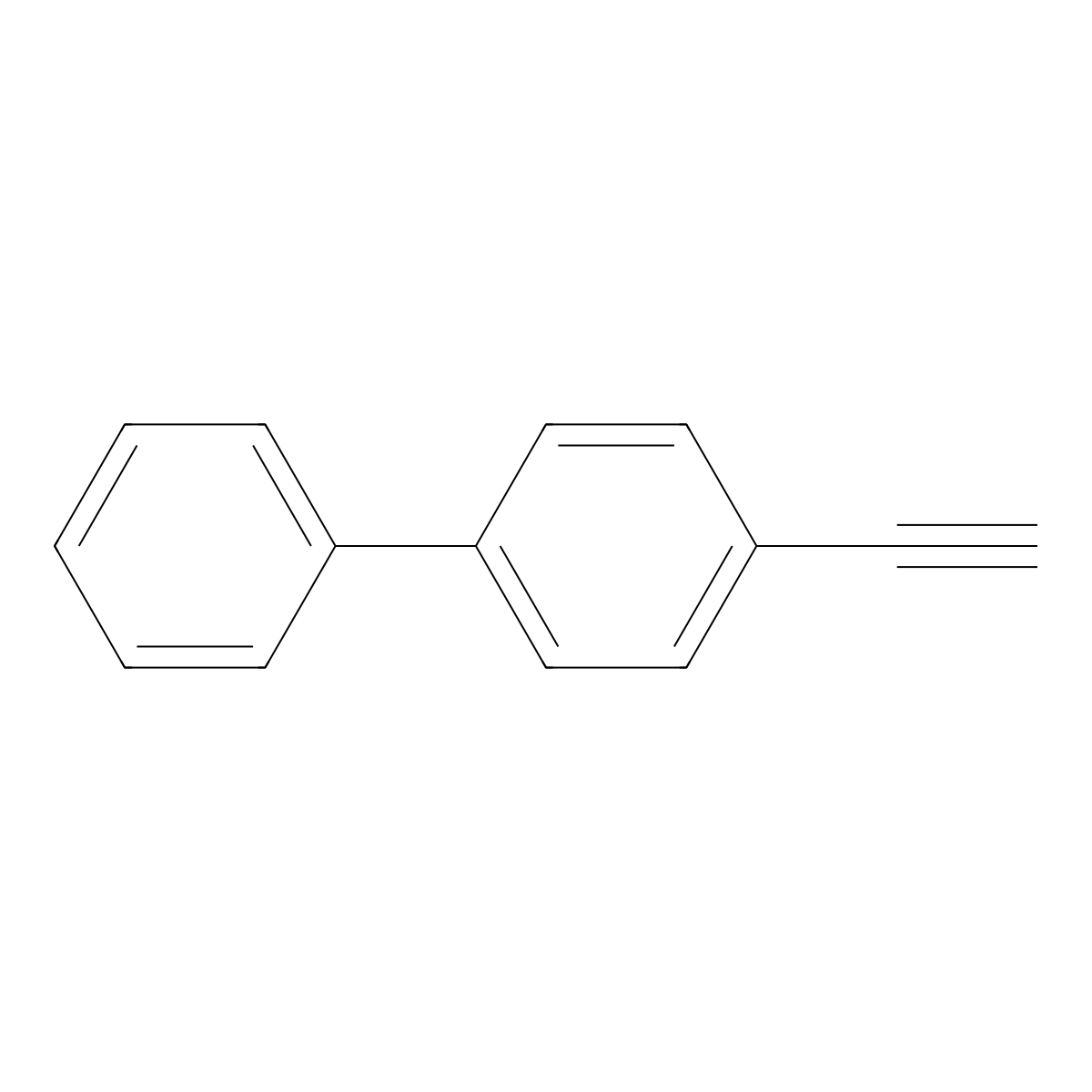 4-Ethynyl-1,1'-biphenyl molecular structure, CAS 255056-59-8