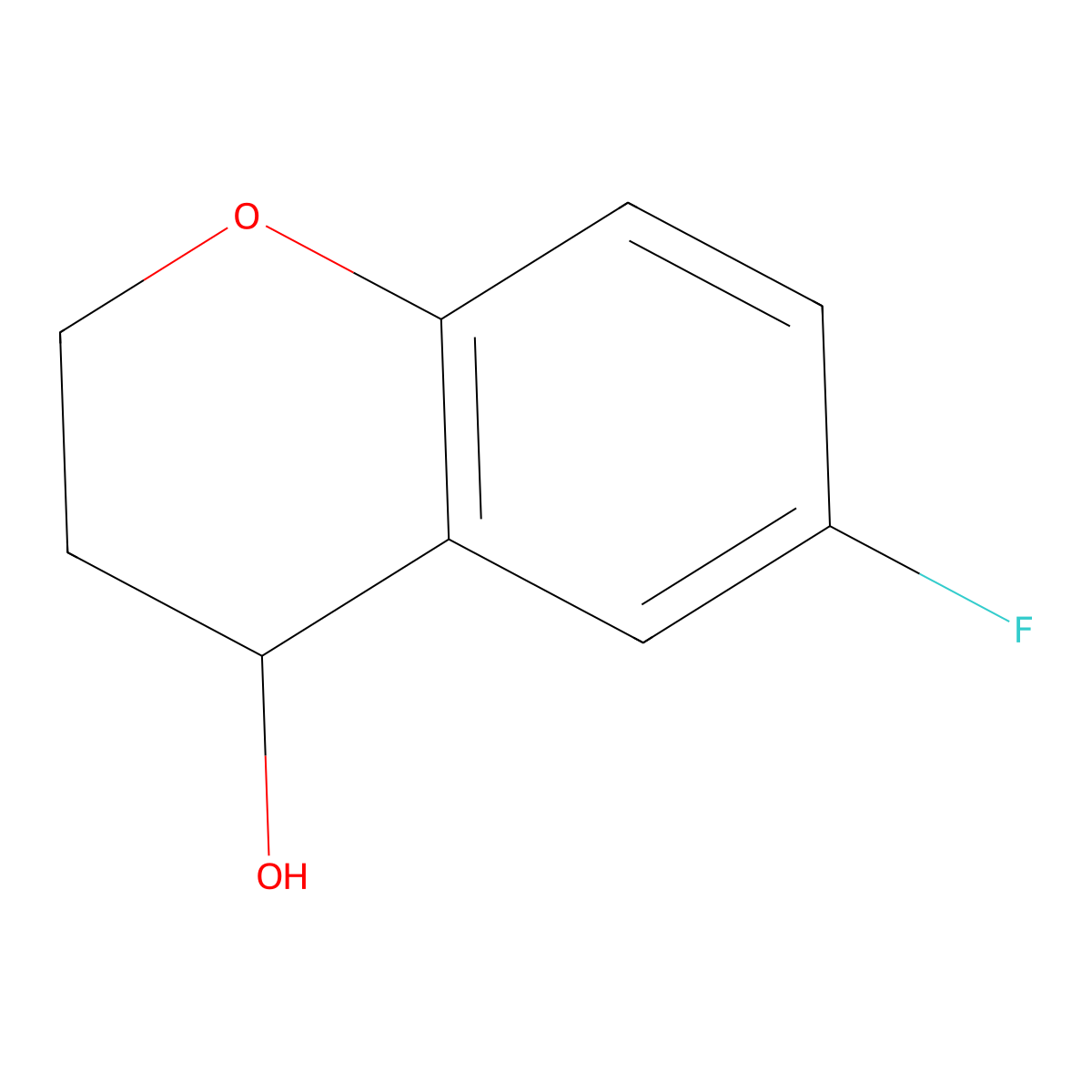 (R)-6-Fluorochroman-4-OL molecular structure, CAS 2550896-19-8