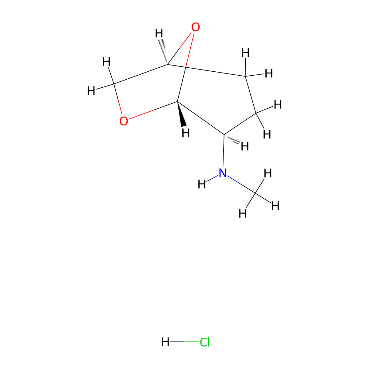 (1S,4R,5R)-N-methyl-6,8-dioxabicyclo[3.2.1]octan-4-amine hydrochloride molecular structure, CAS 2550996-94-4