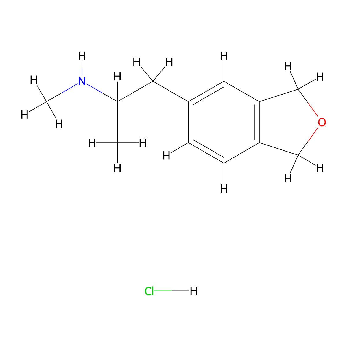 (1-(1,3-Dihydro-2-benzofuran-5-yl)propan-2-yl)(methyl)amine hydrochloride molecular structure, CAS 2551115-14-9