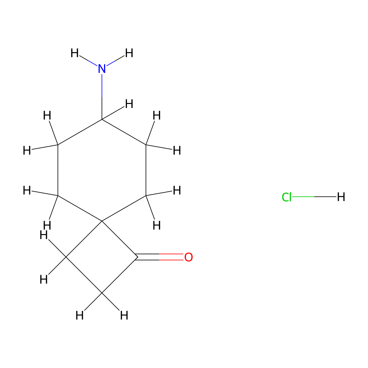 7-Aminospiro[3.5]nonan-1-one hydrochloride molecular structure, CAS 2551115-31-0