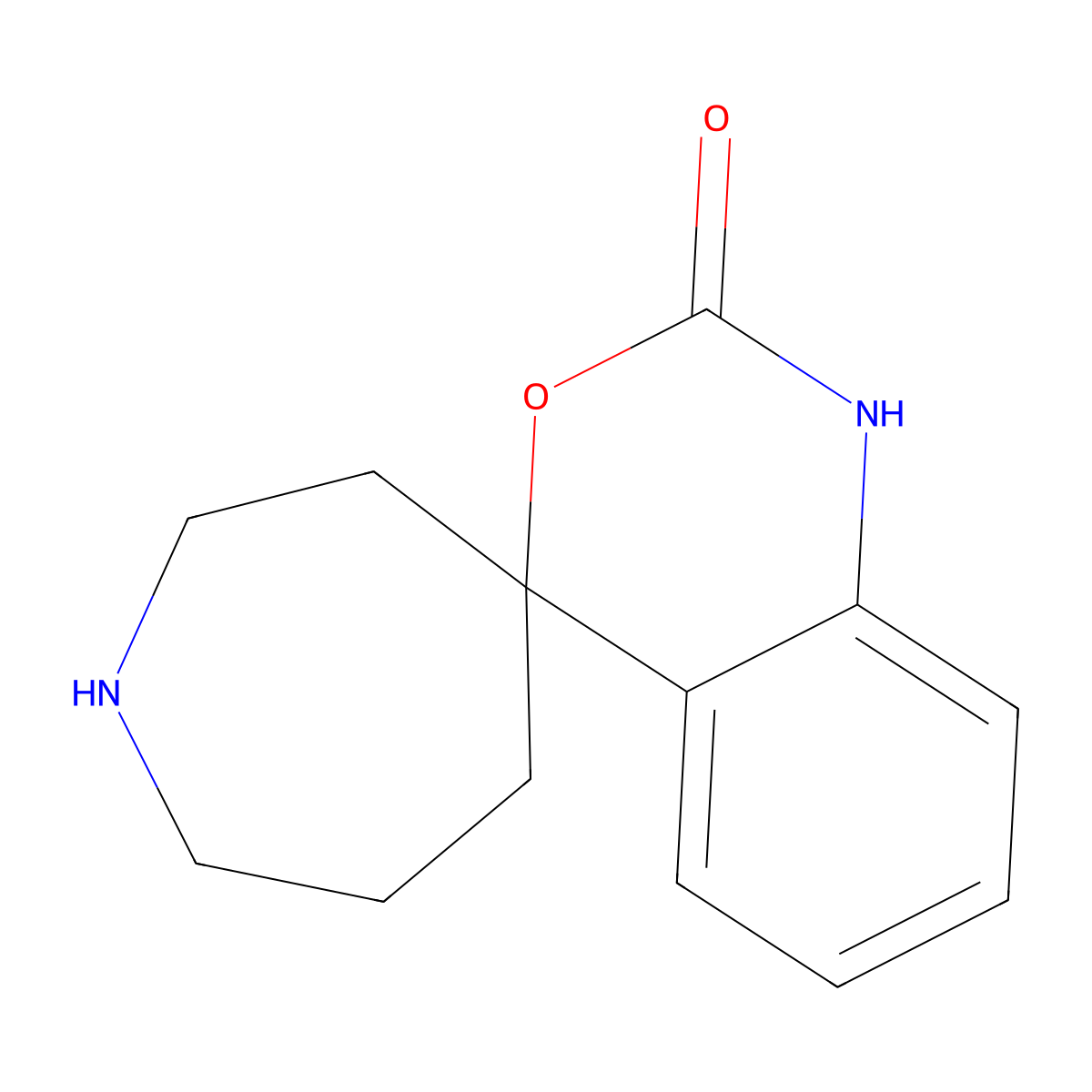 1',2'-Dihydrospiro[azepane-4,4'-[3,1]benzoxazin]-2'-one molecular structure, CAS 2551116-09-5