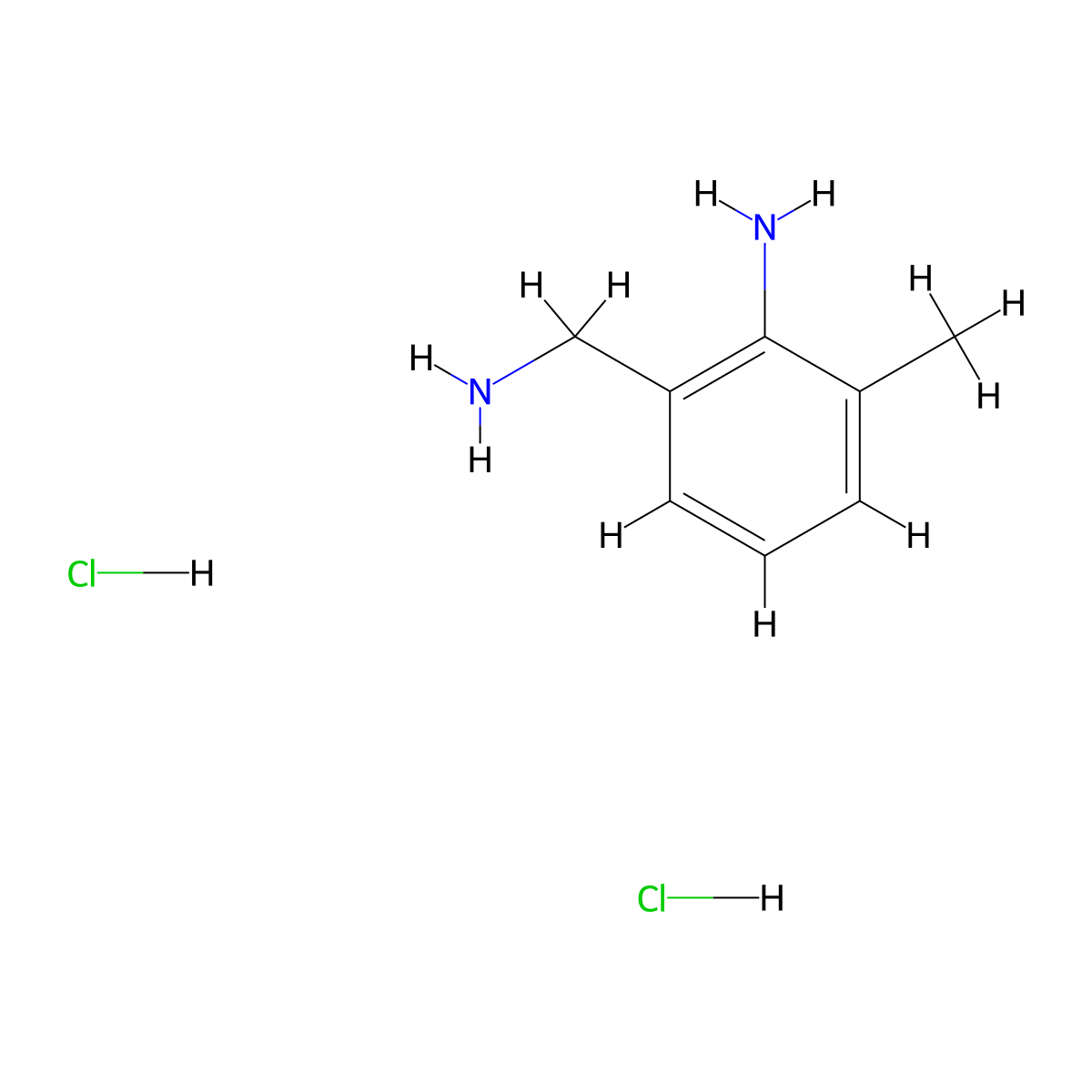 2-(Aminomethyl)-6-methylanilinedihydrochloride molecular structure, CAS 2551116-57-3