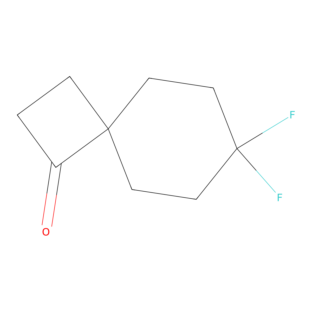 7,7-Difluorospiro[3.5]nonan-1-one molecular structure, CAS 2551117-04-3
