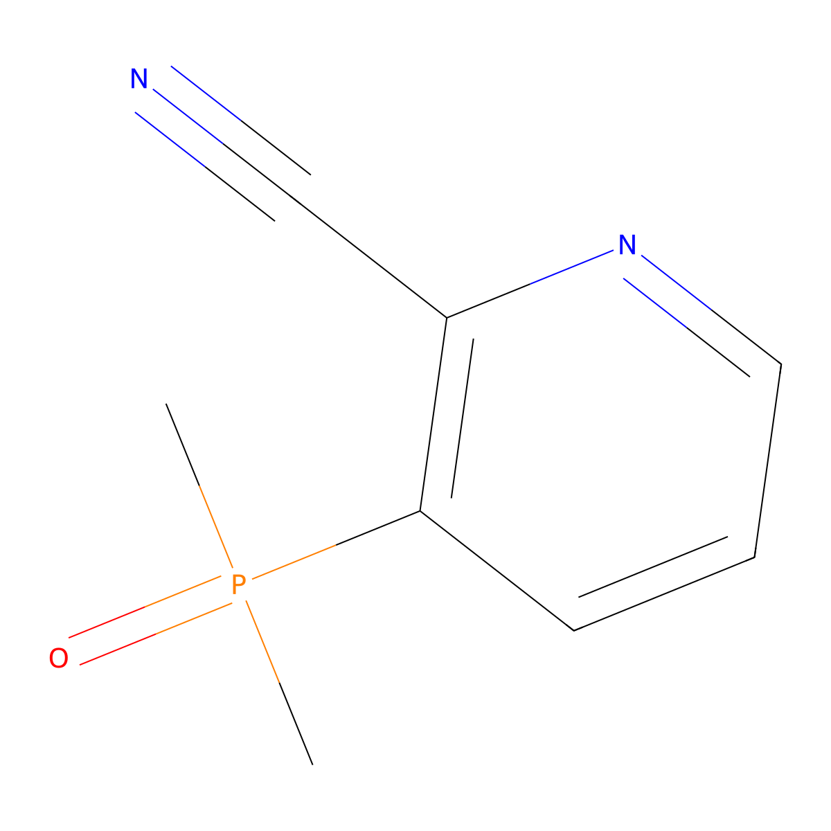 3-(Dimethylphosphoryl)picolinonitrile molecular structure, CAS 2551117-29-2