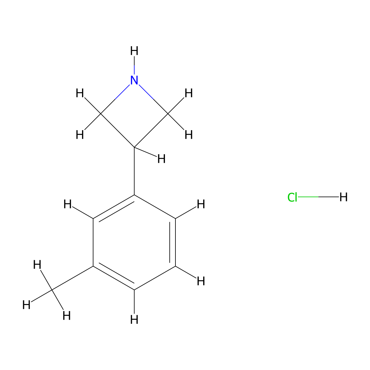 3-(m-Tolyl)azetidine Hydrochloride molecular structure, CAS 2551117-80-5