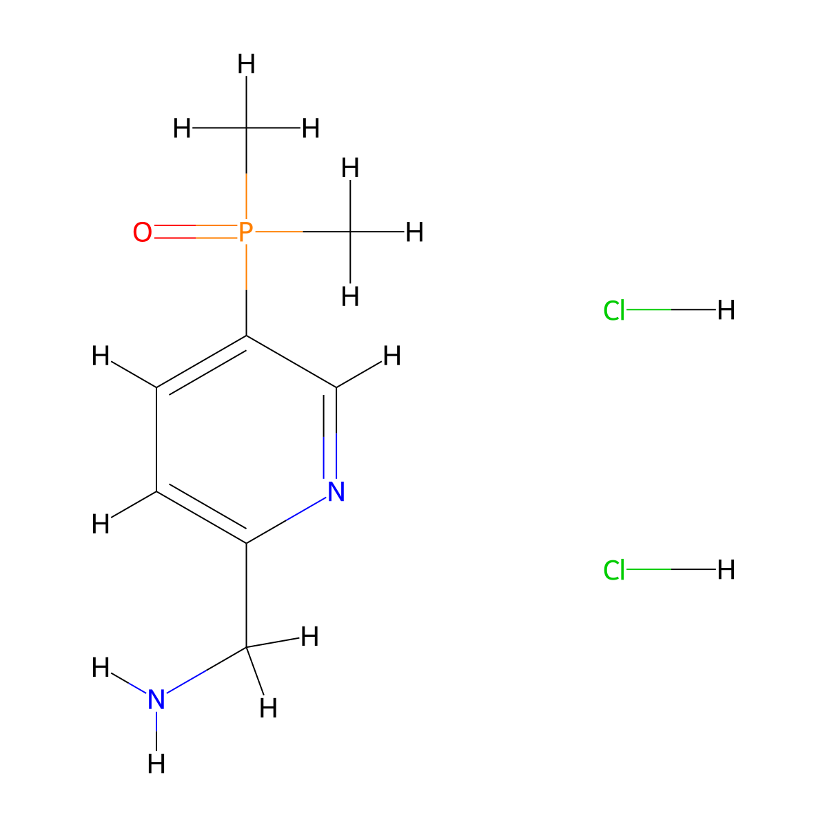1-[5-(Dimethylphosphoryl)pyridin-2-yl]methanamine dihydrochloride molecular structure, CAS 2551117-90-7