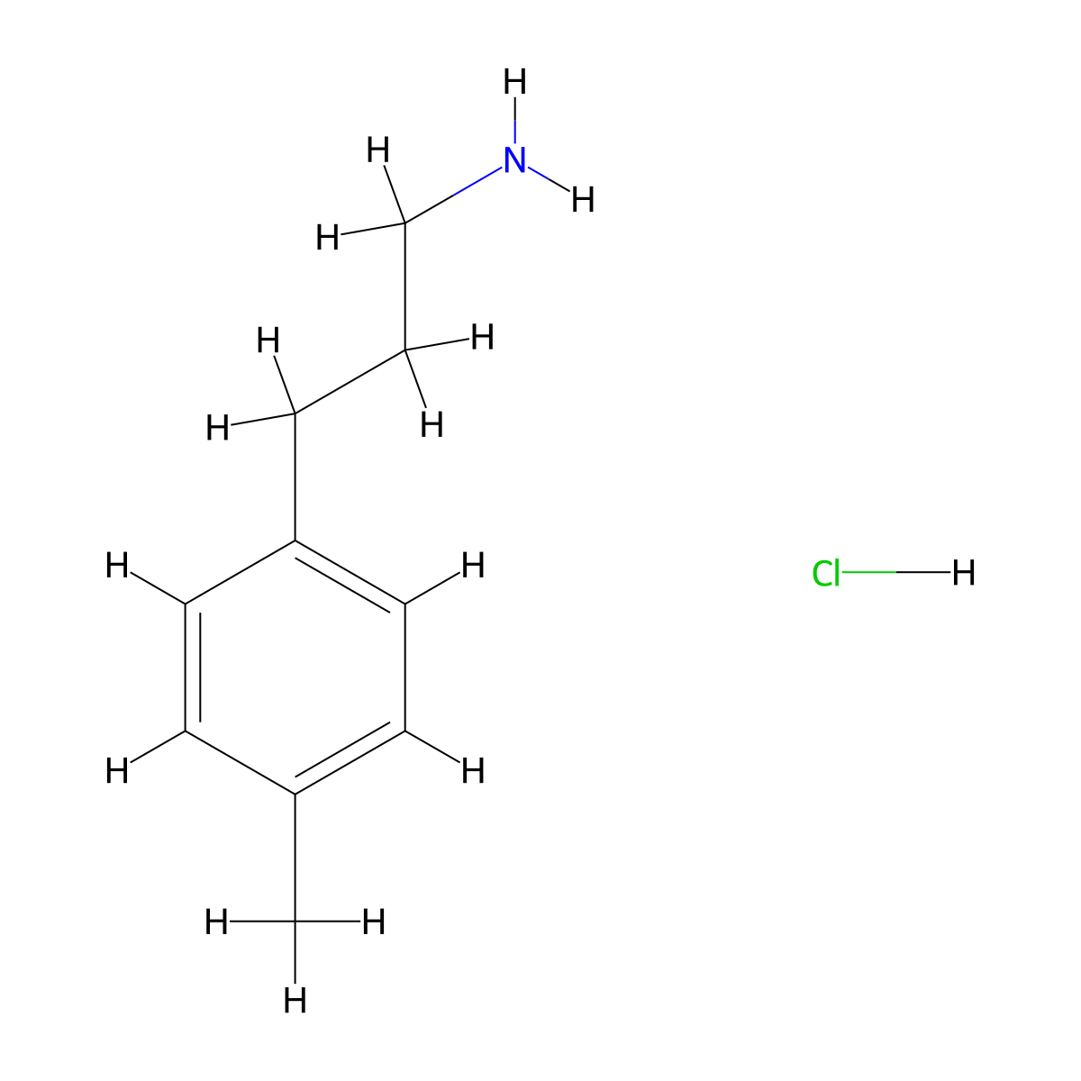 3-(4-Methylphenyl)propan-1-aminehydrochloride molecular structure, CAS 2551118-16-0