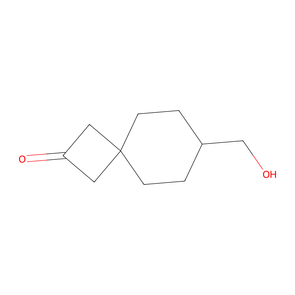 7-(Hydroxymethyl)spiro[3.5]nonan-2-one molecular structure, CAS 2551118-63-7