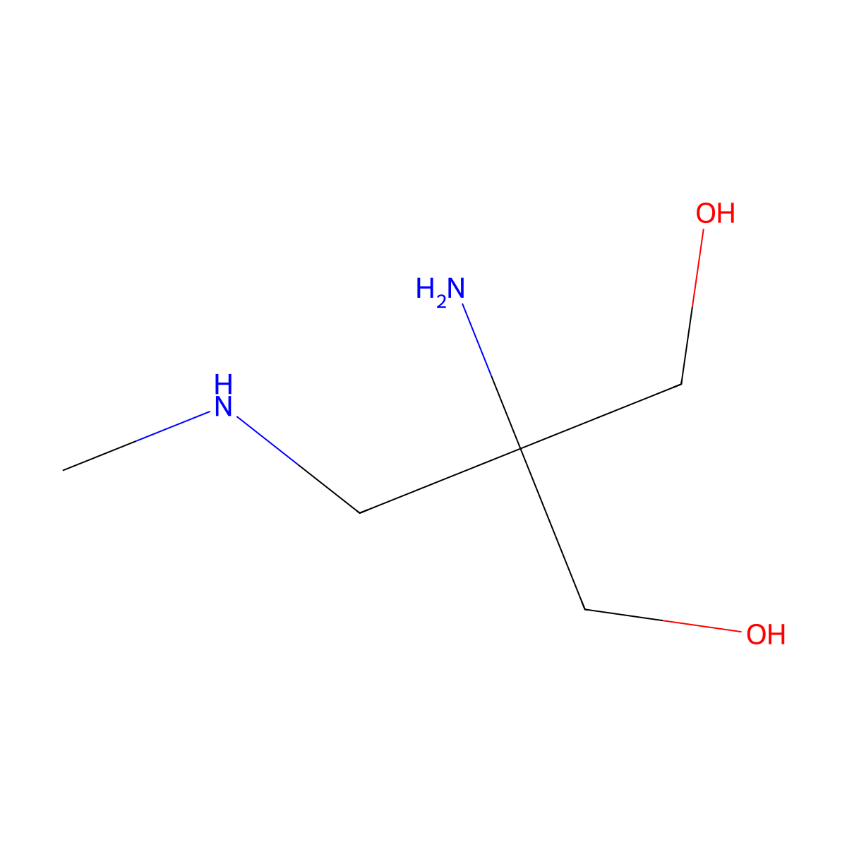 2-Amino-2-[(methylamino)methyl]propane-1,3-diol molecular structure, CAS 2551118-96-6