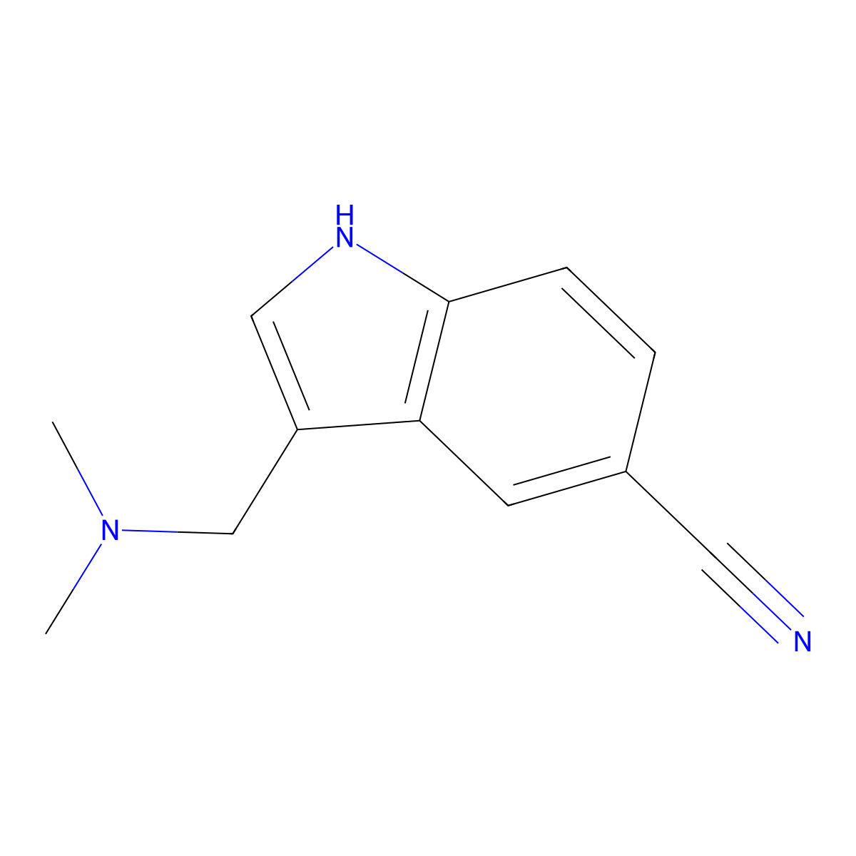5-Cyanogramine molecular structure, CAS 25514-67-4