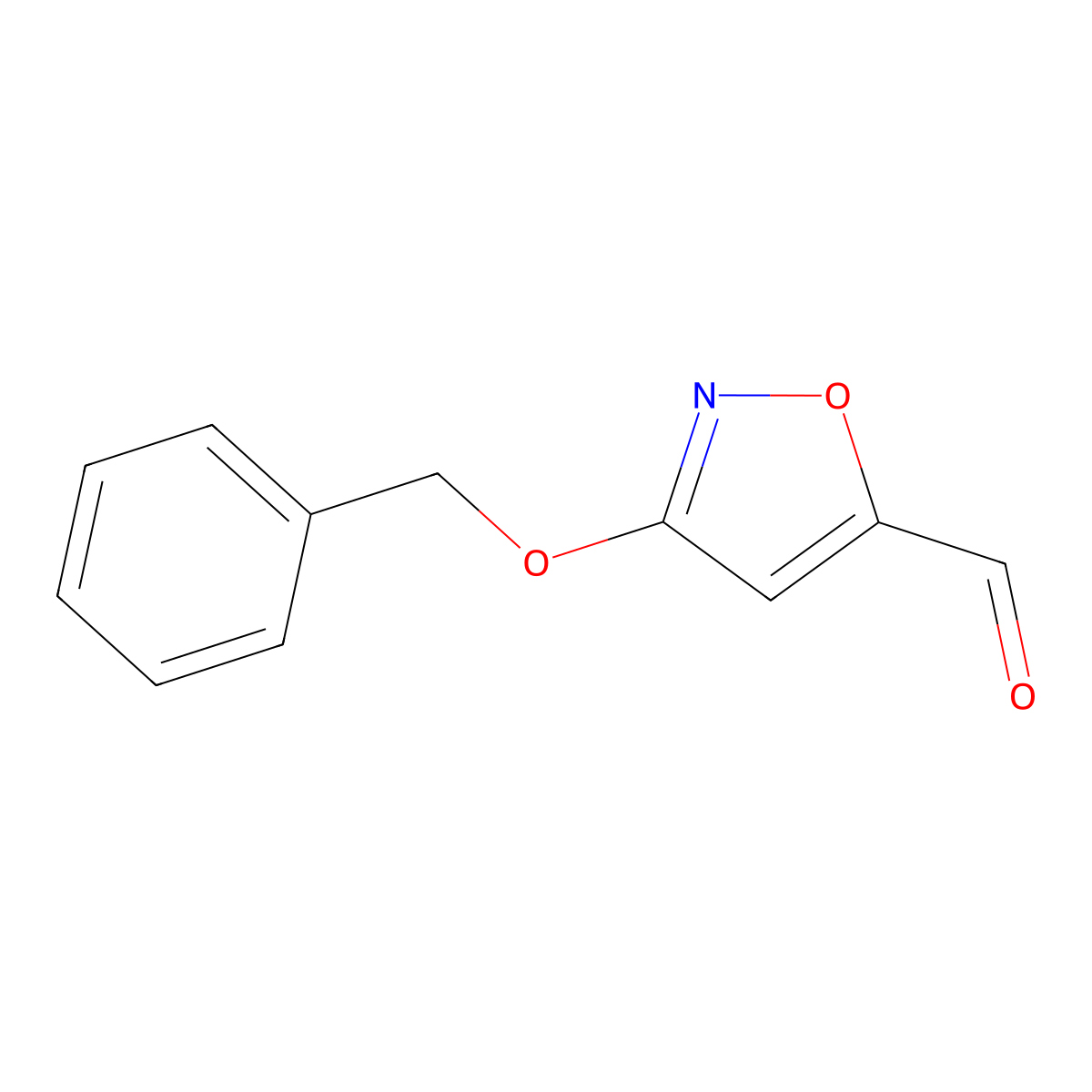3-(Benzyloxy)isoxazole-5-carbaldehyde molecular structure, CAS 2552-53-6