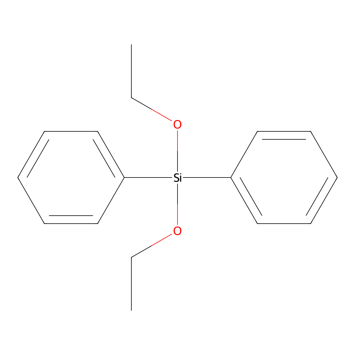 Diphenyldiethoxysilane molecular structure, CAS 2553-19-7