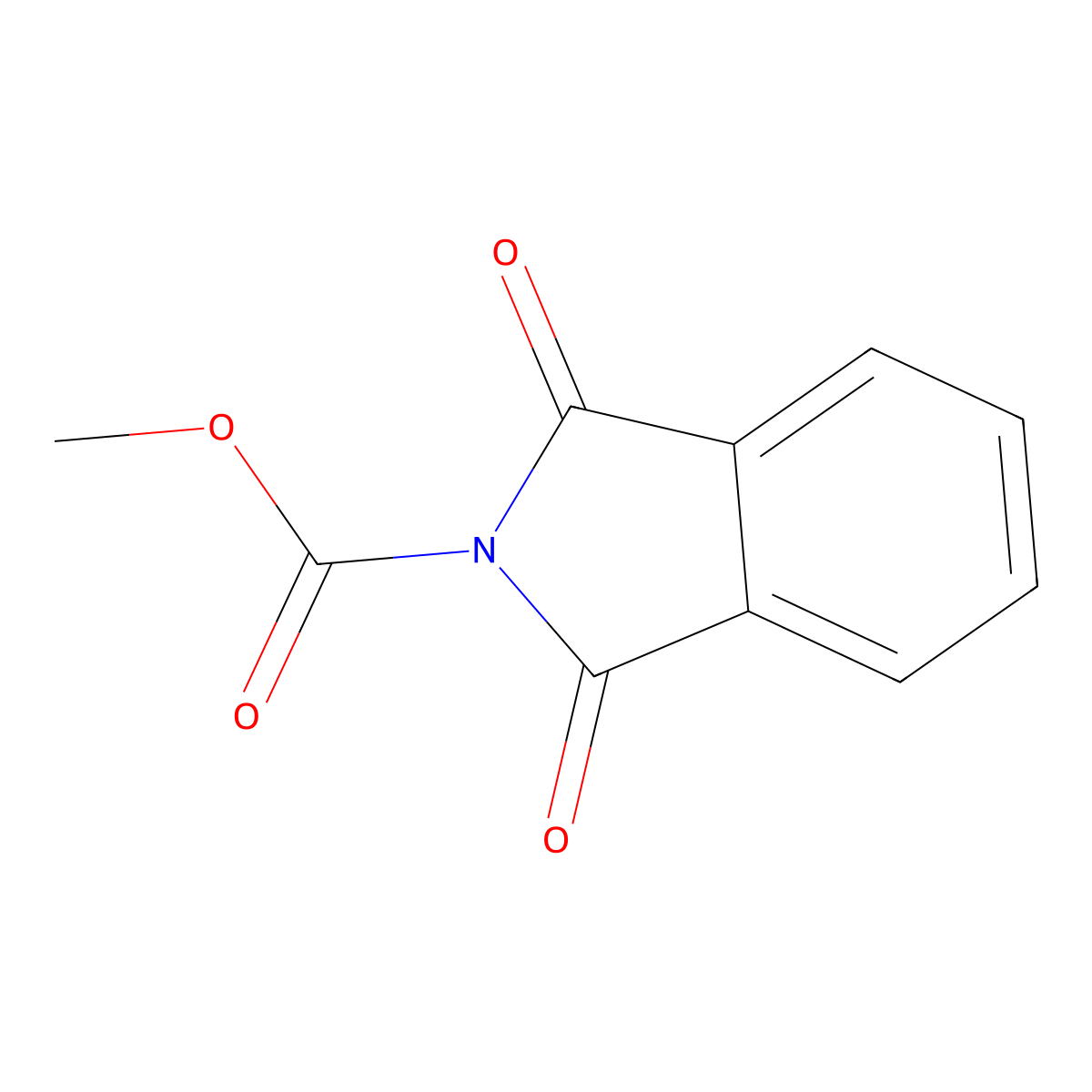 N-methoxycarbonylphthalimide molecular structure, CAS 25543-10-6