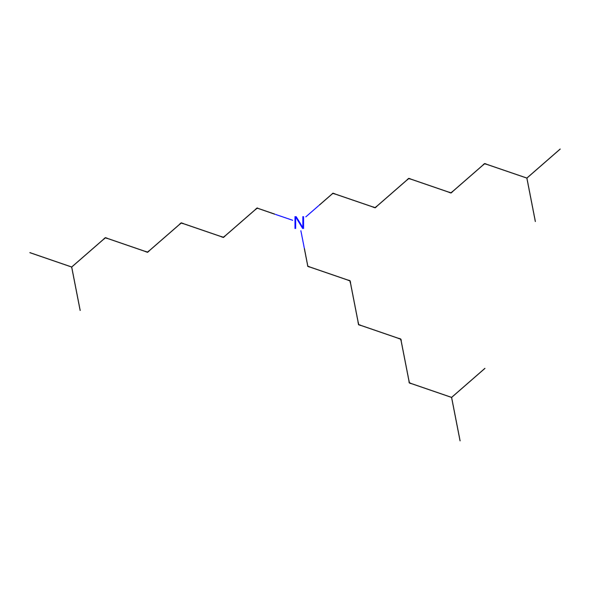 6,6',6''-Trimethyltriheptylamine molecular structure, CAS 25549-16-0