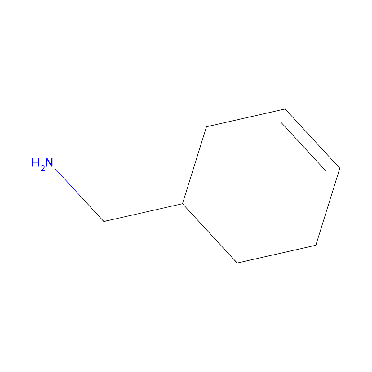1-(Cyclohex-3-en-1-yl)methanamine molecular structure, CAS 2555-10-4