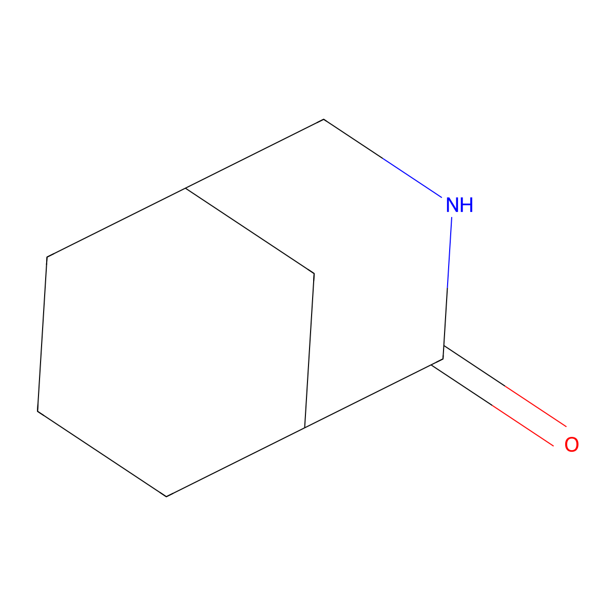 3-Azabicyclo[3.3.1]nonan-2-one molecular structure, CAS 2555-12-6
