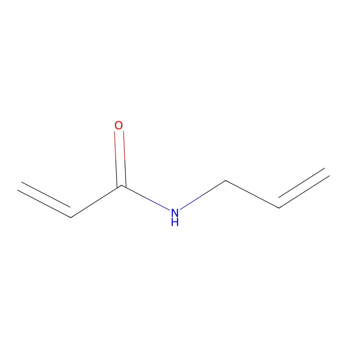 Allylacrylamide molecular structure, CAS 2555-13-7