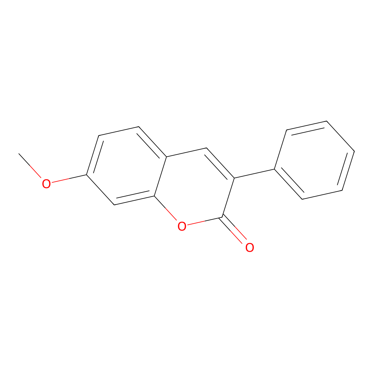 7-Methoxy-3-phenylcoumarin molecular structure, CAS 2555-22-8