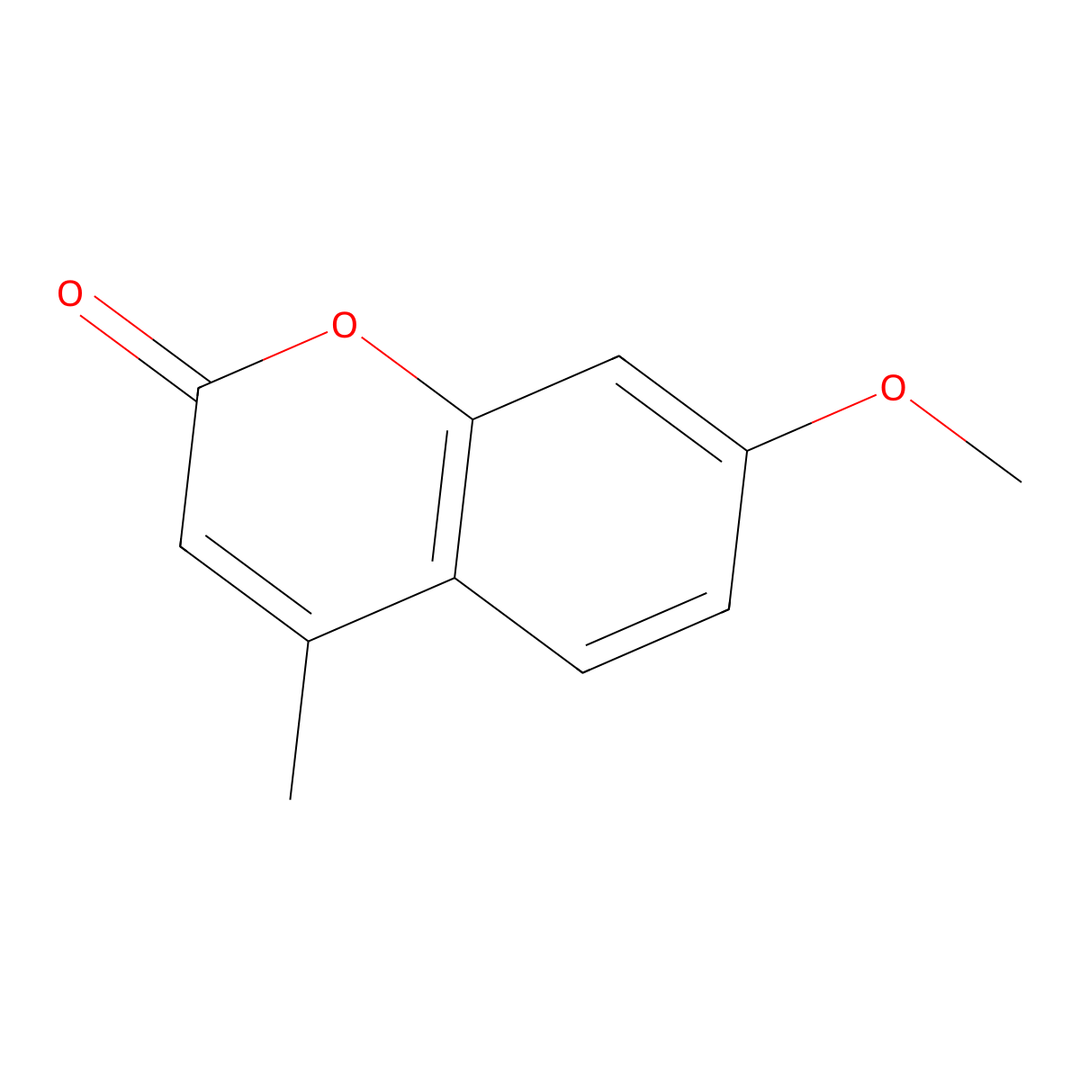 7-Methoxy-4-methylcoumarin molecular structure, CAS 2555-28-4
