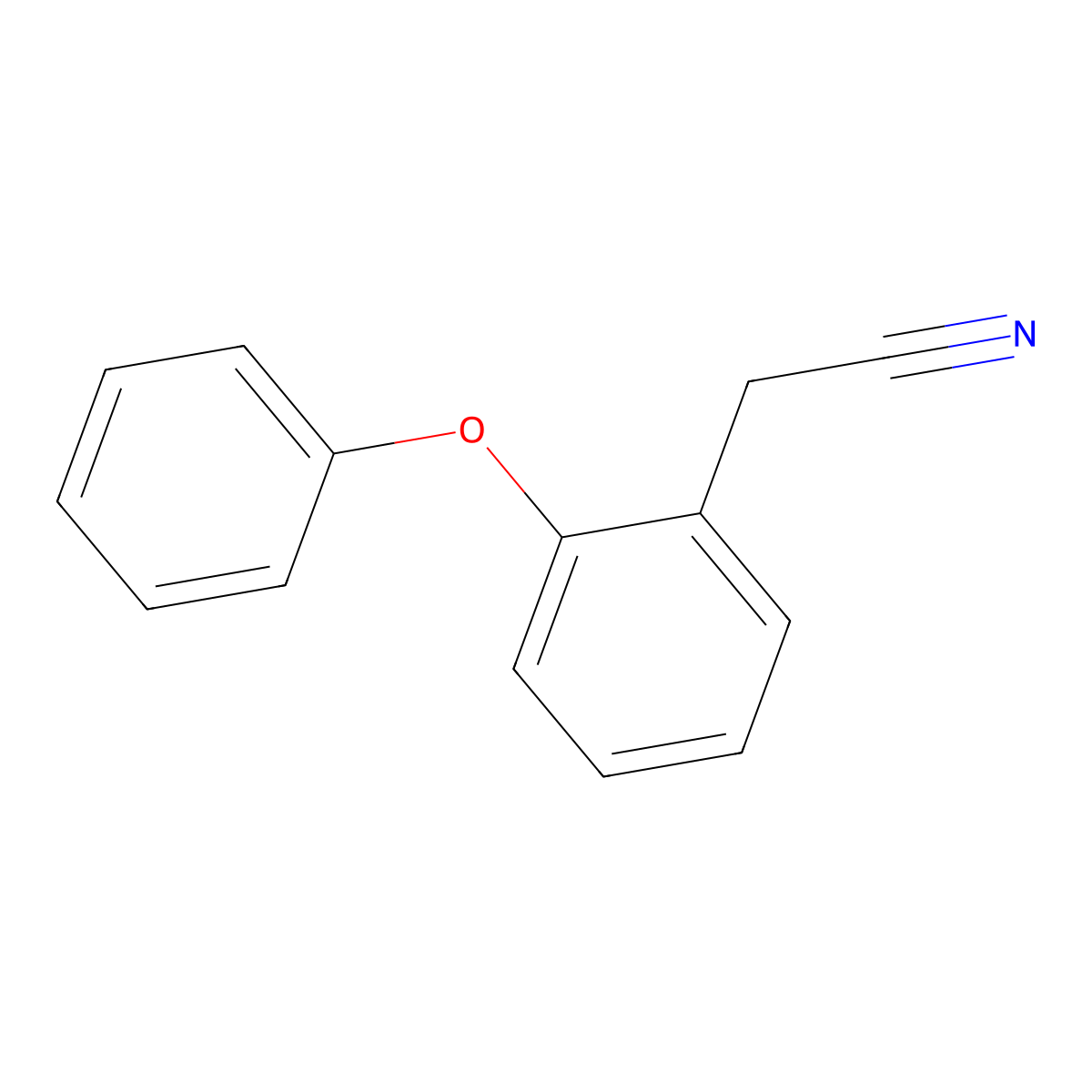 2-Phenoxyphenylacetonitrile molecular structure, CAS 25562-98-5