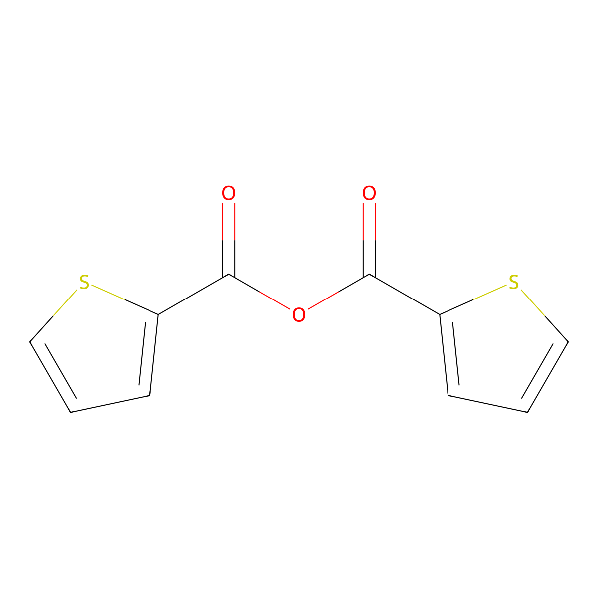 Thiophene-2-carboxylic anhydride molecular structure, CAS 25569-97-5