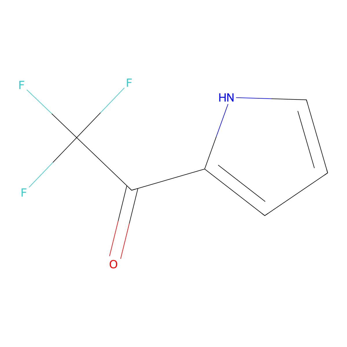 Ethanone, 2,2,2-trifluoro-1-(1H-pyrrol-2-yl)- molecular structure, CAS 2557-70-2