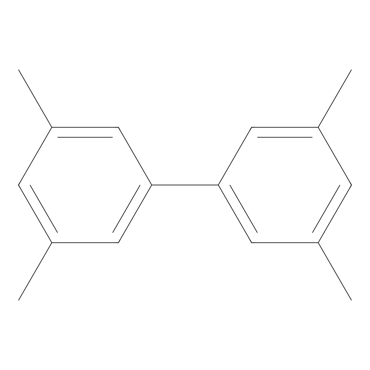 3,3',5,5'-Tetramethyl-1,1'-biphenyl molecular structure, CAS 25570-02-9