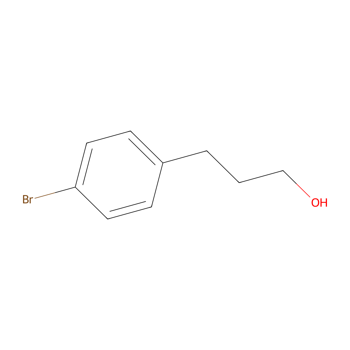 3-(4-Bromophenyl)propan-1-ol molecular structure, CAS 25574-11-2