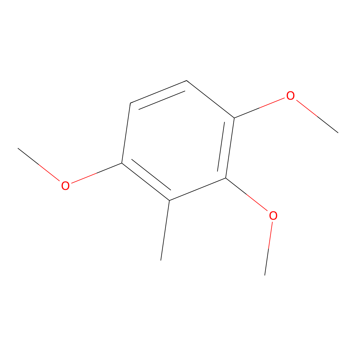 1,2,4-Trimethoxy-3-methylbenzene molecular structure, CAS 25576-97-0