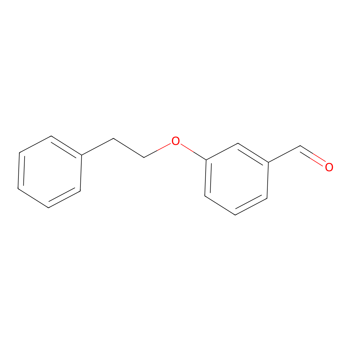 3-(2-Phenylethoxy)benzaldehyde molecular structure, CAS 255832-34-9