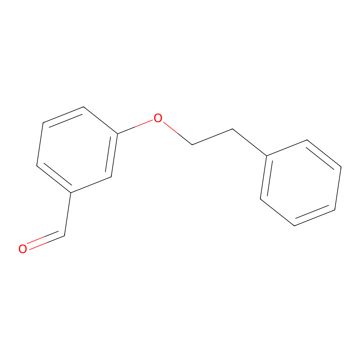 3-(2-Phenylethoxy)benzaldehyde molecular structure, CAS 255832-34-9
