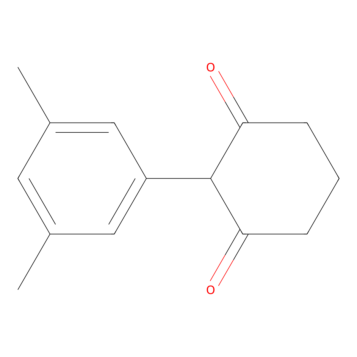 2-(3,5-Dimethylphenyl)cyclohexane-1,3-dione molecular structure, CAS 255836-36-3