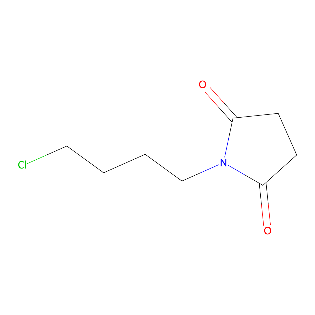 1-(4-Chlorobutyl)pyrrolidine-2,5-dione molecular structure, CAS 255861-96-2