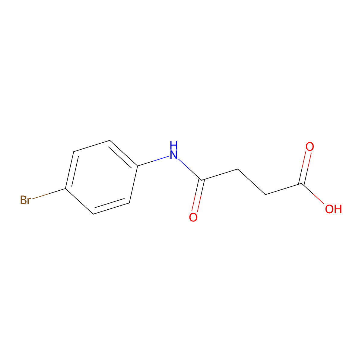 4'-Bromosuccinanilic acid molecular structure, CAS 25589-41-7