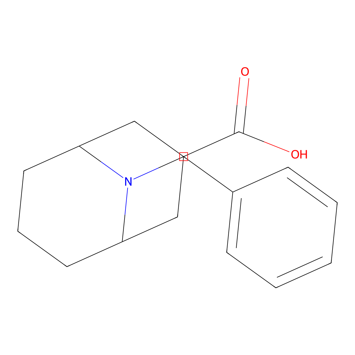 9-Benzyl-9-azabicyclo[3.3.1]nonane-3-carboxylic acid molecular structure, CAS 255899-89-9