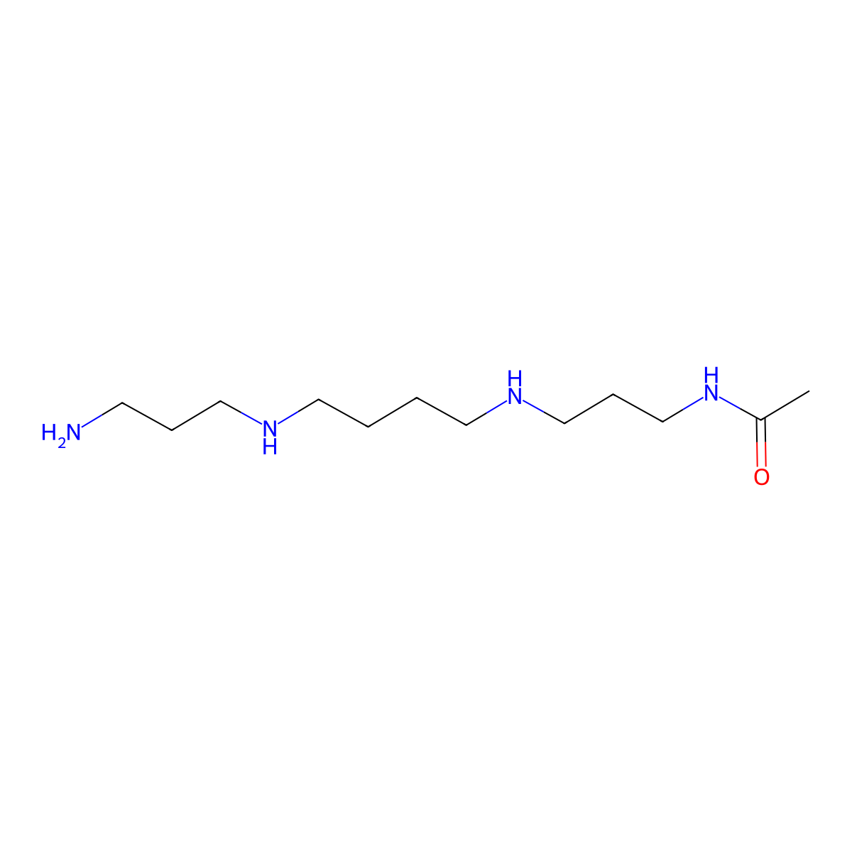 N1-Acetylspermine molecular structure, CAS 25593-72-0