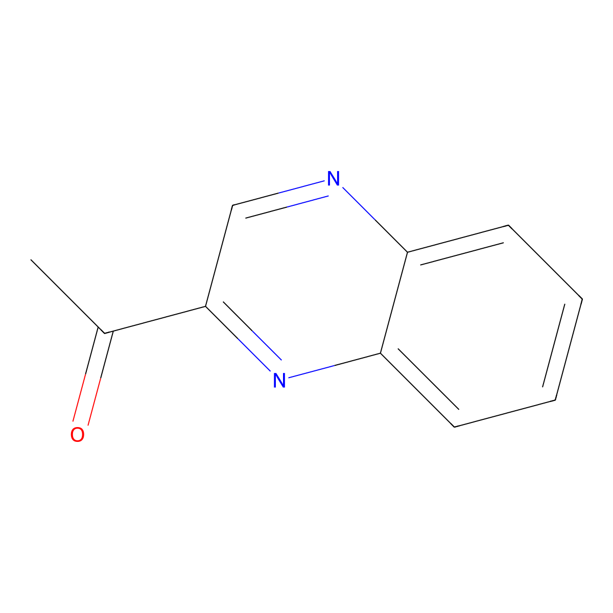 1-(Quinoxalin-2-yl)ethan-1-one molecular structure, CAS 25594-62-1
