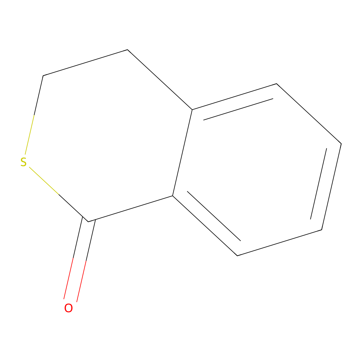 3,4-Dihydro-1H-2-benzothiopyran-1-one molecular structure, CAS 25606-96-6