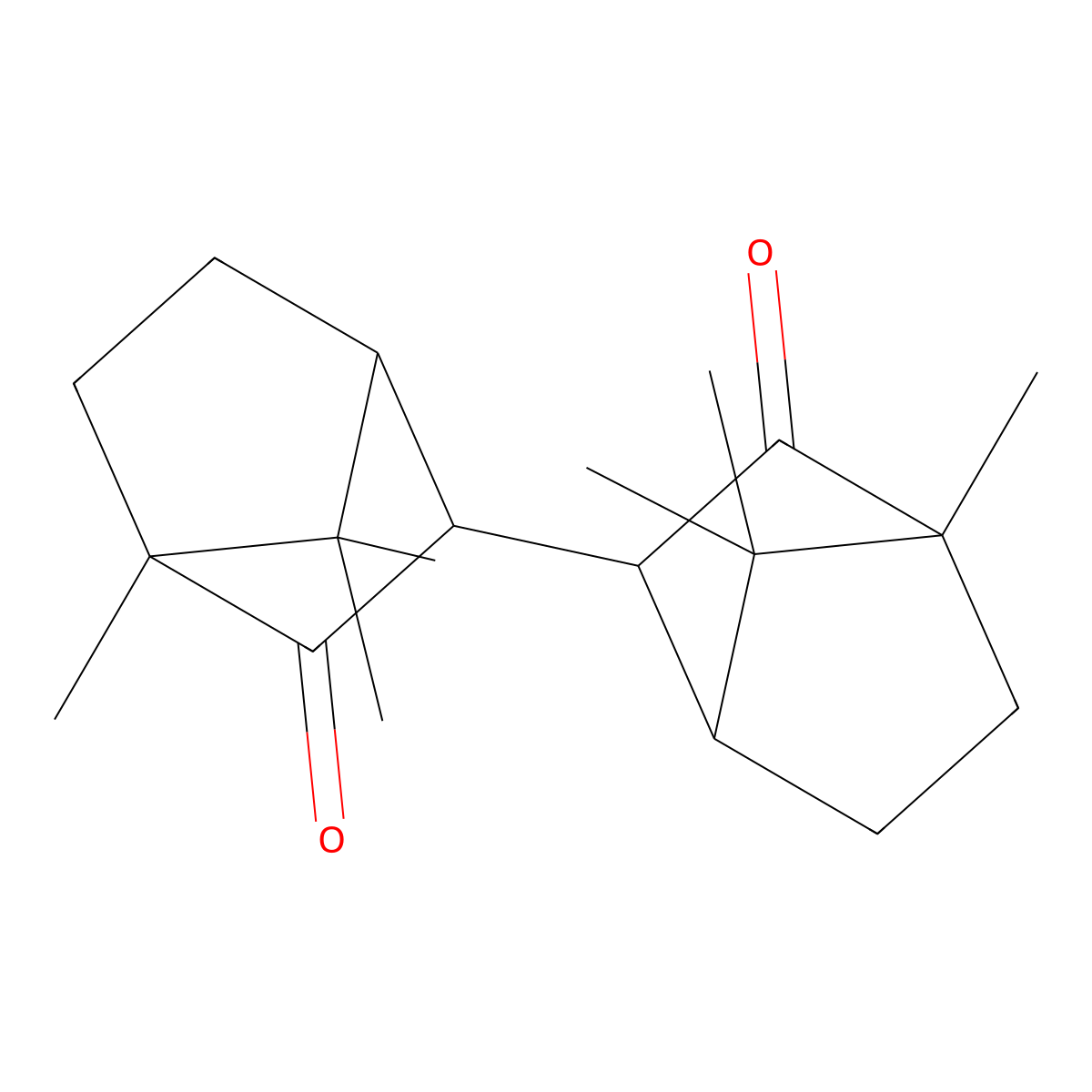 D-Alpha,alpha'-bicamphor molecular structure, CAS 25611-66-9