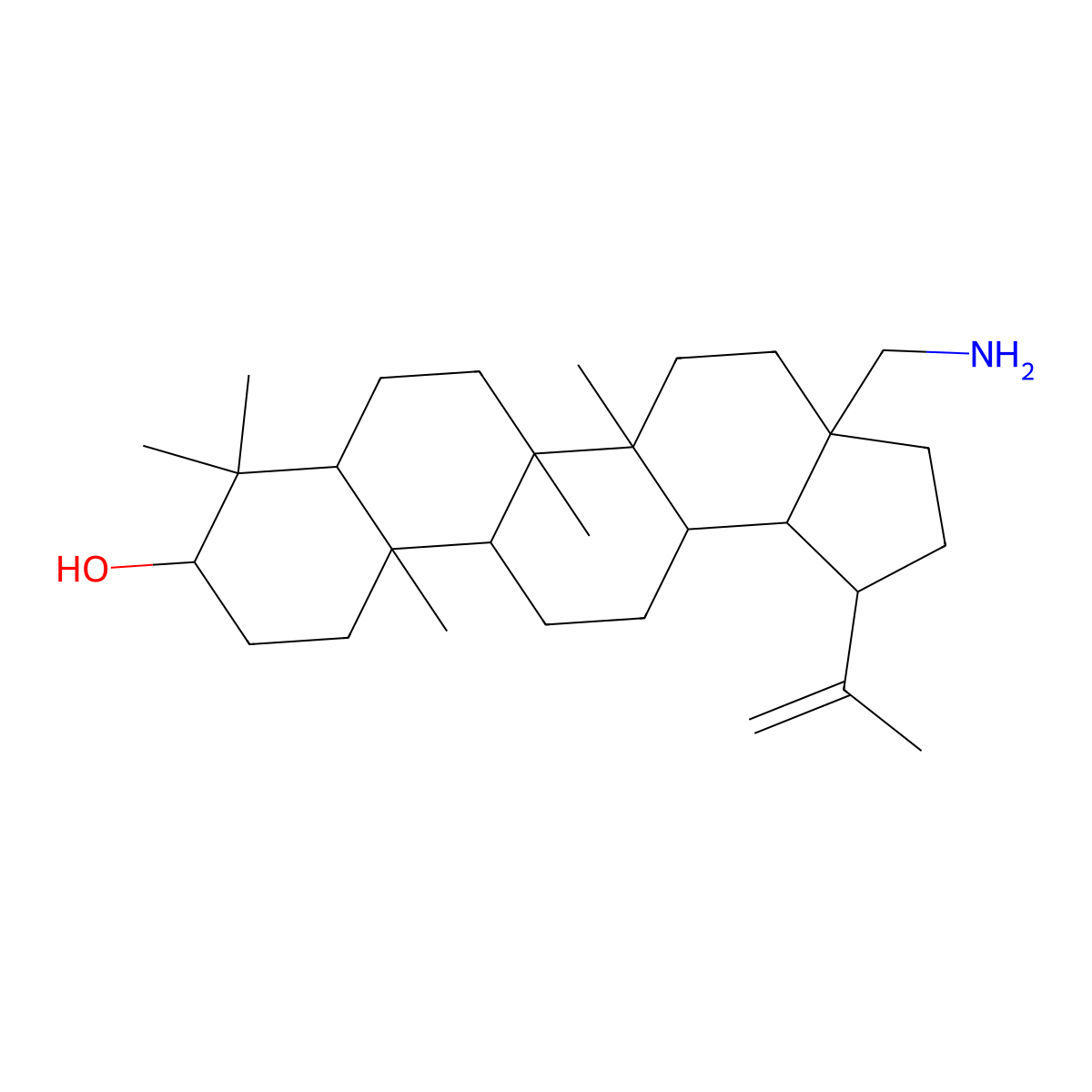 28-Aminobetulin molecular structure, CAS 25613-16-5