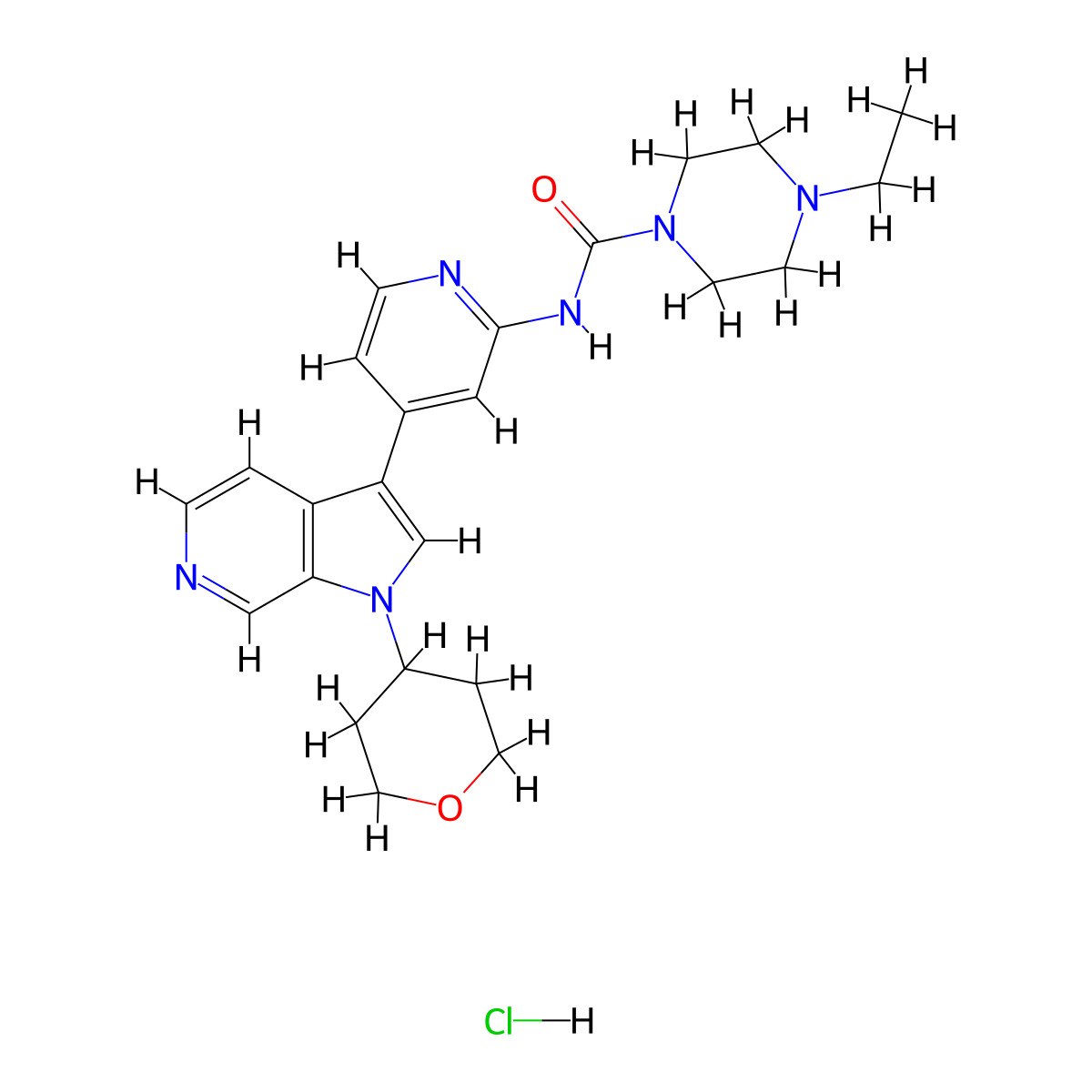 GNF2133 hydrochloride molecular structure, CAS 2561414-57-9